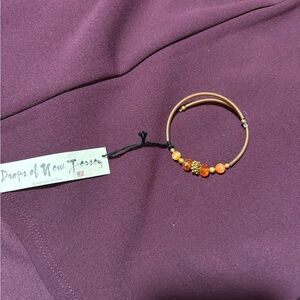 Orange Beaded Bracelet